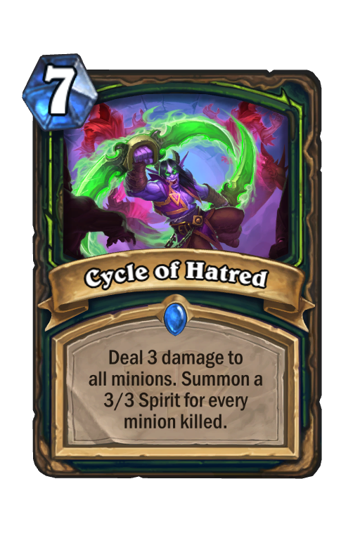 Cycle of Hatred Hearthstone kártya