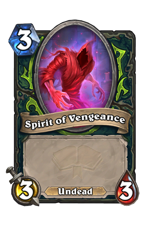Spirit of Vengeance Hearthstone kártya