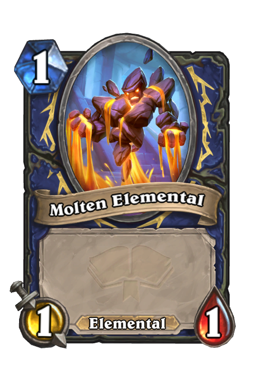 Molten Elemental Hearthstone kártya