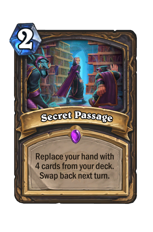 Secret Passage Hearthstone kártya