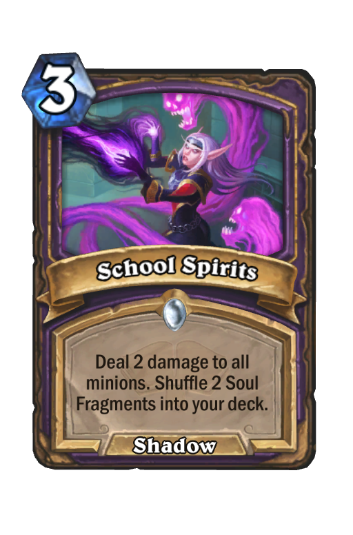 School Spirits Hearthstone kártya