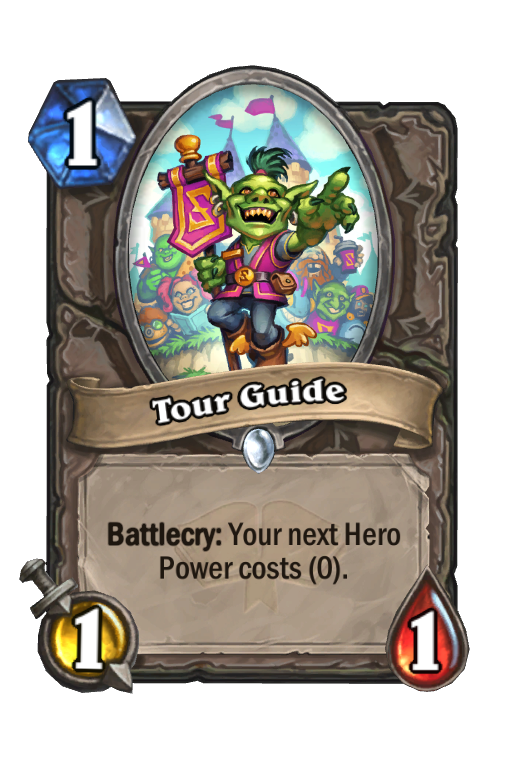 Tour Guide Hearthstone kártya