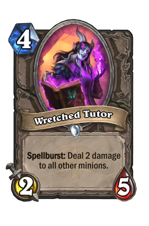 Wretched Tutor Hearthstone kártya