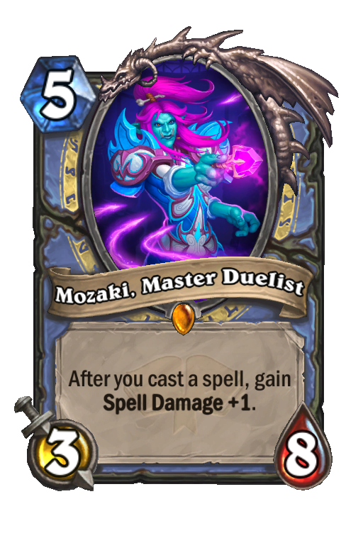 Mozaki, Master Duelist Hearthstone kártya