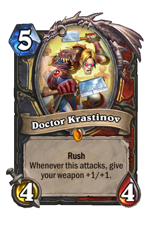 Doctor Krastinov Hearthstone kártya