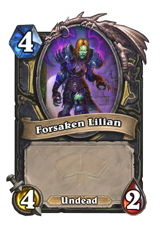 Forsaken Lilian Hearthstone kártya