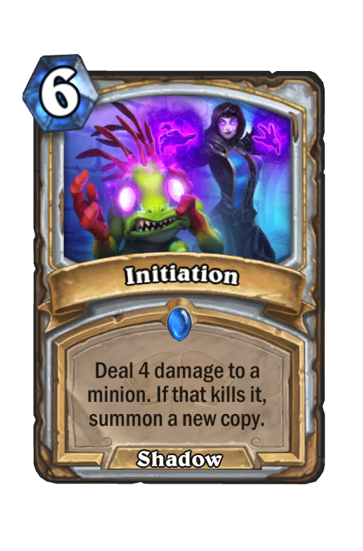 Initiation Hearthstone kártya