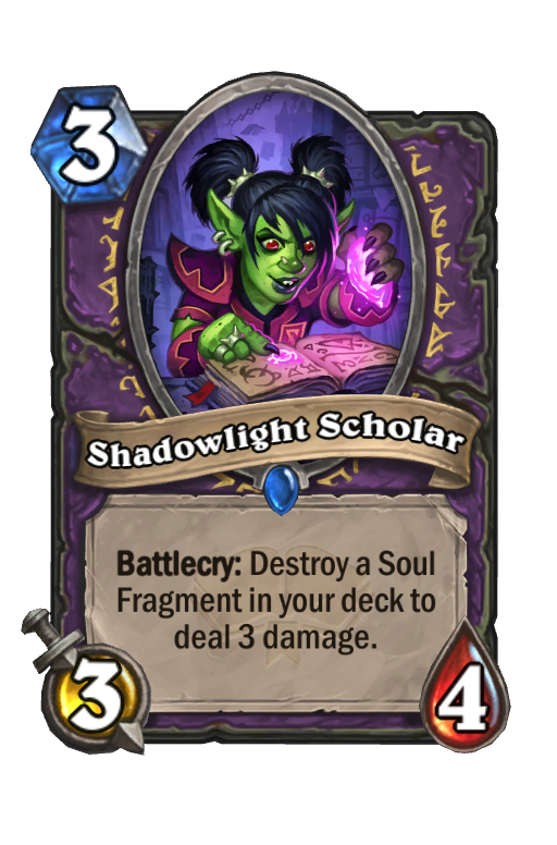 Shadowlight Scholar Hearthstone kártya