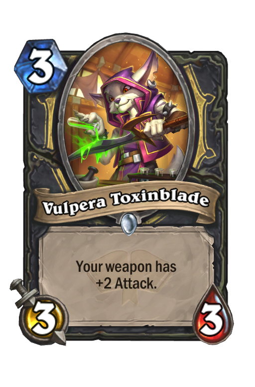 Vulpera Toxinblade Hearthstone kártya