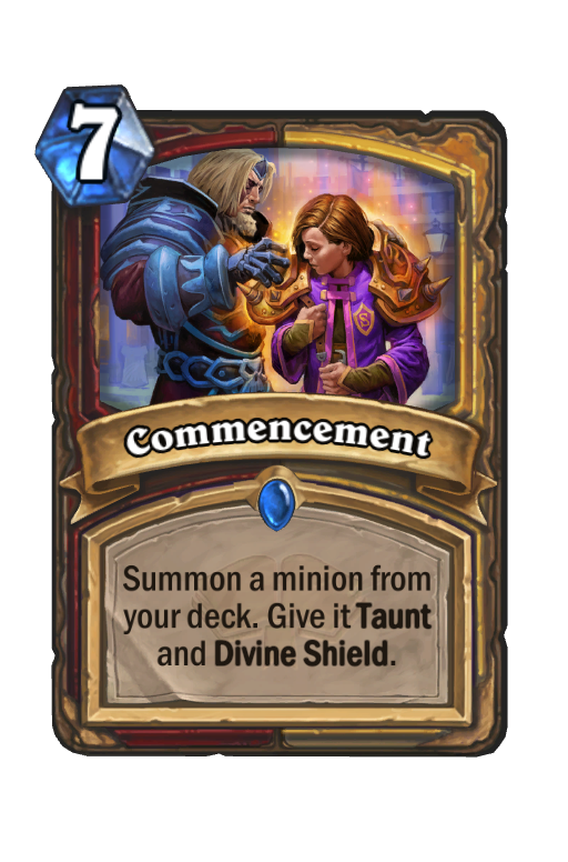 Commencement Hearthstone kártya