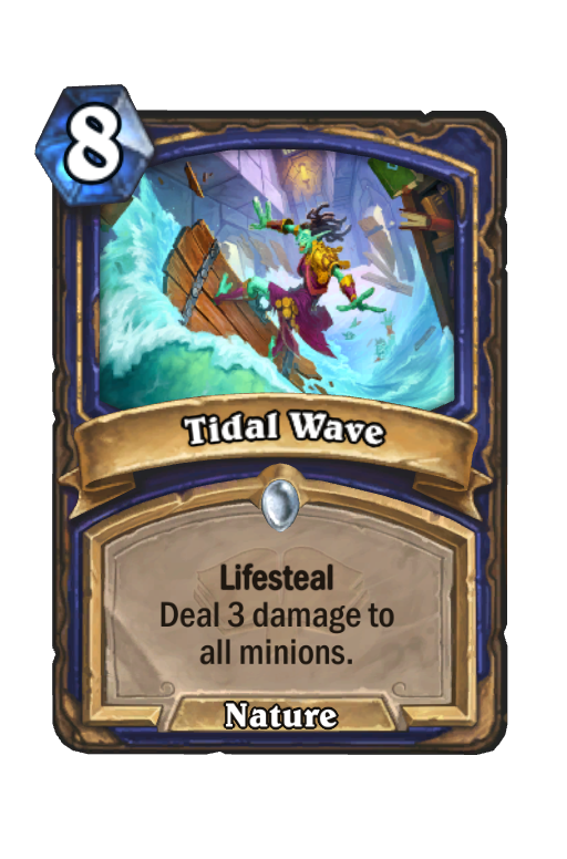 Tidal Wave Hearthstone kártya