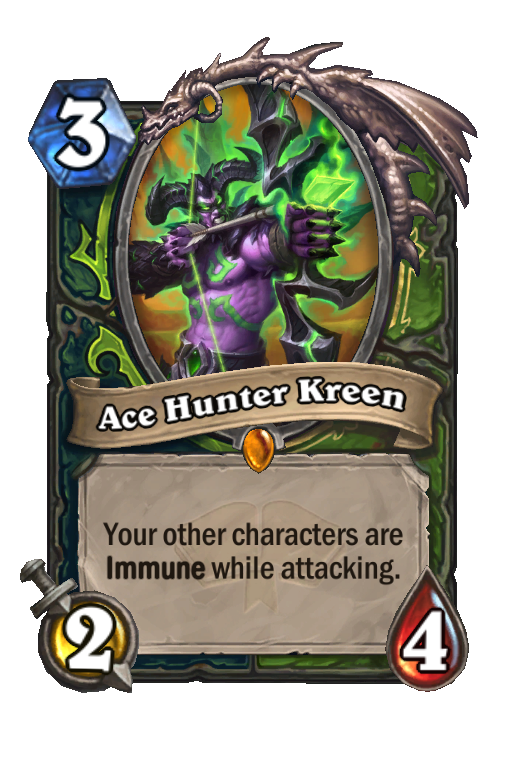 Ace Hunter Kreen Hearthstone kártya