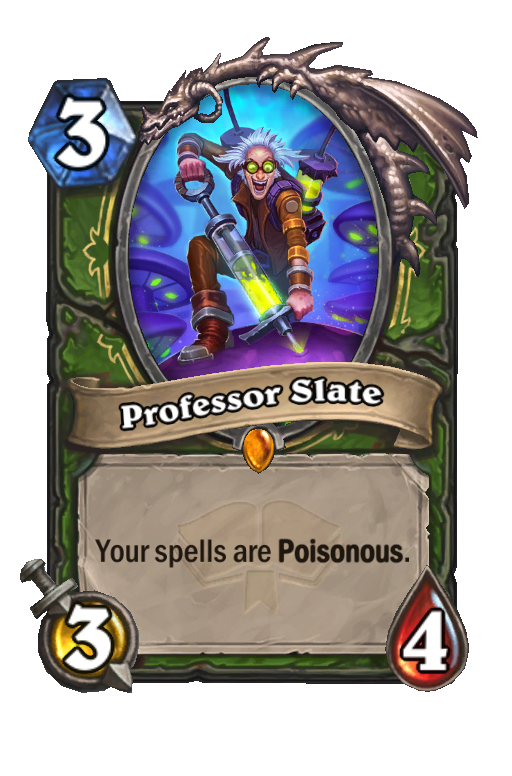 Professor Slate Hearthstone kártya