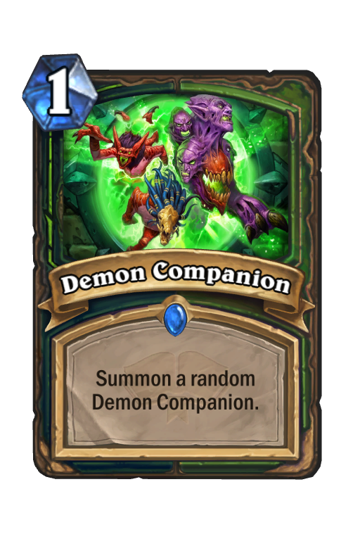 Demon Companion Hearthstone kártya