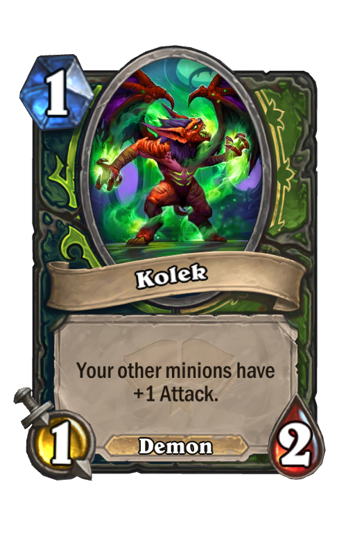 Kolek Hearthstone kártya