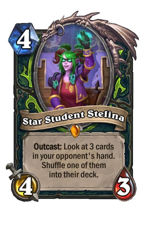 Star Student Stelina Hearthstone kártya