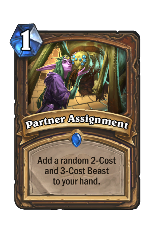 Partner Assignment Hearthstone kártya