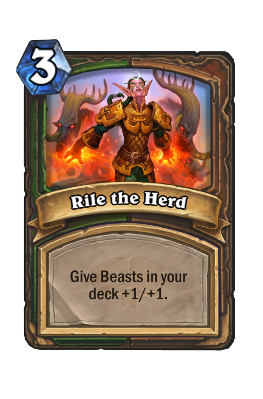 Rile the Herd Hearthstone kártya