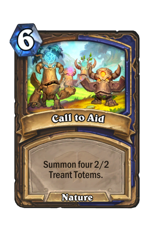 Call to Aid Hearthstone kártya