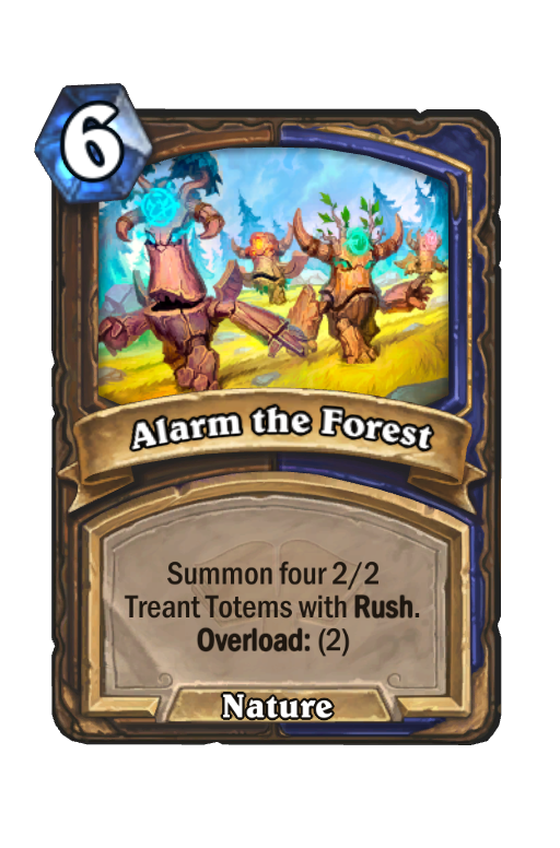 Alarm the Forest Hearthstone kártya