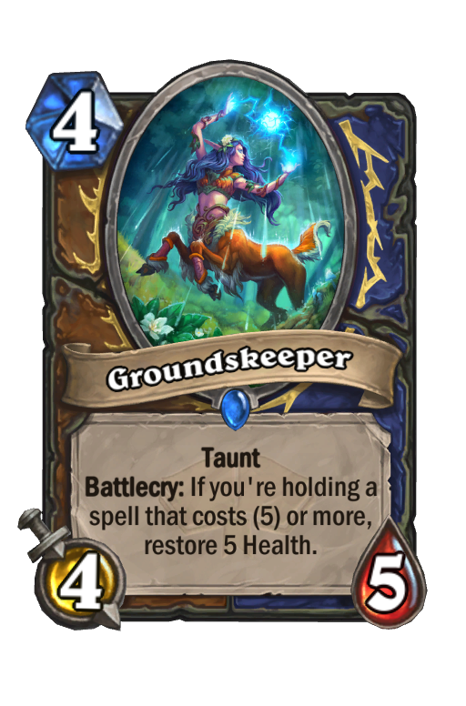 Groundskeeper Hearthstone kártya