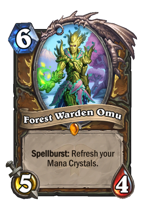 Forest Warden Omu Hearthstone kártya