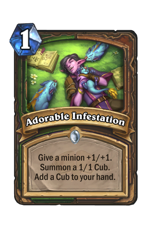 Adorable Infestation Hearthstone kártya