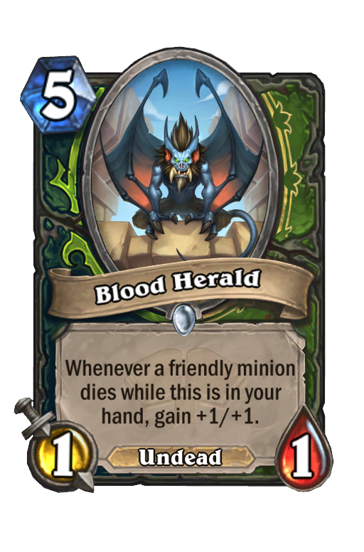Blood Herald Hearthstone kártya