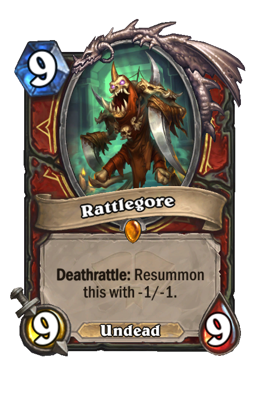Rattlegore Hearthstone kártya