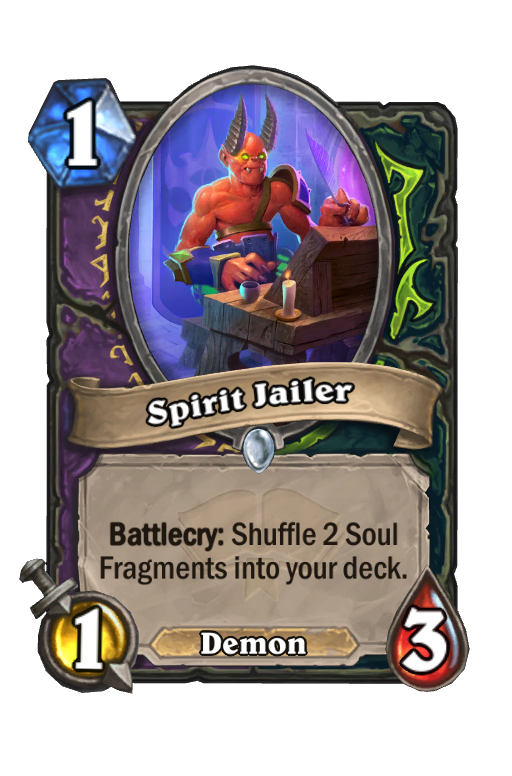 Spirit Jailer Hearthstone kártya