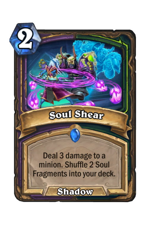 Soul Shear Hearthstone kártya