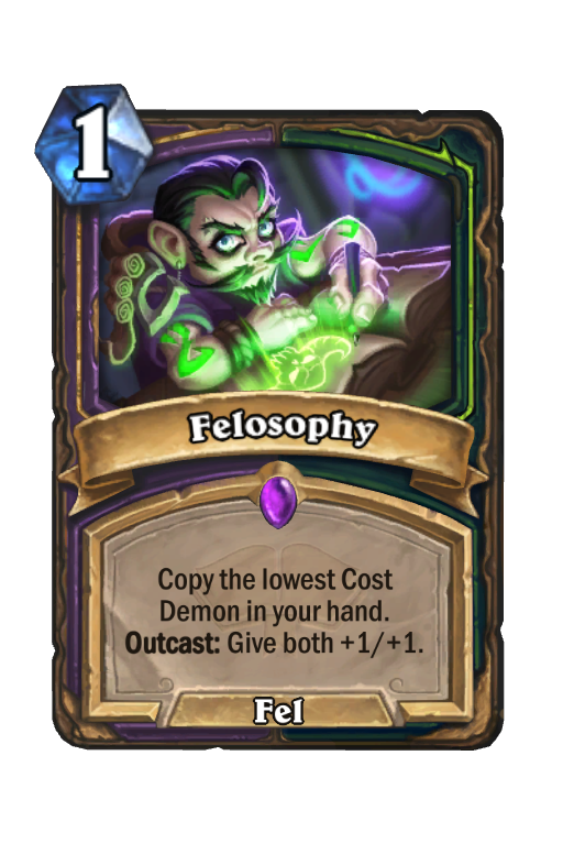 Felosophy Hearthstone kártya