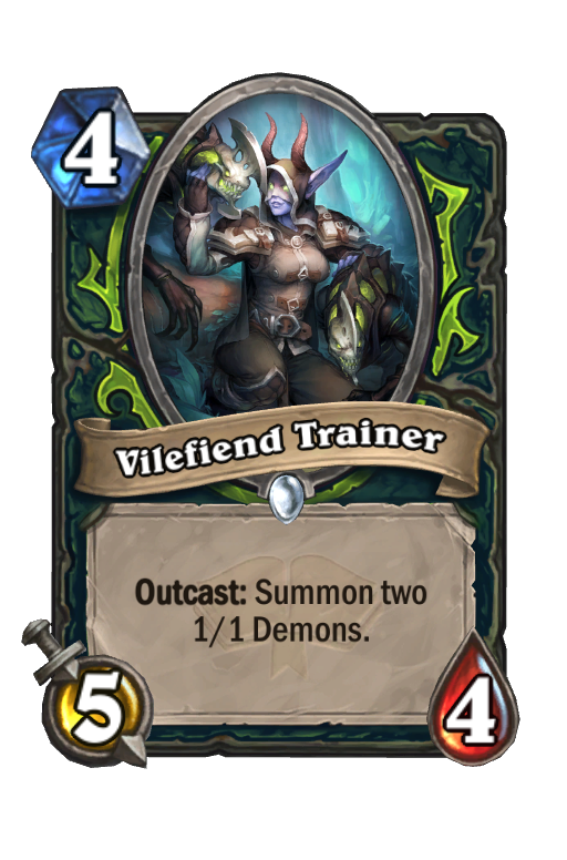 Vilefiend Trainer Hearthstone kártya