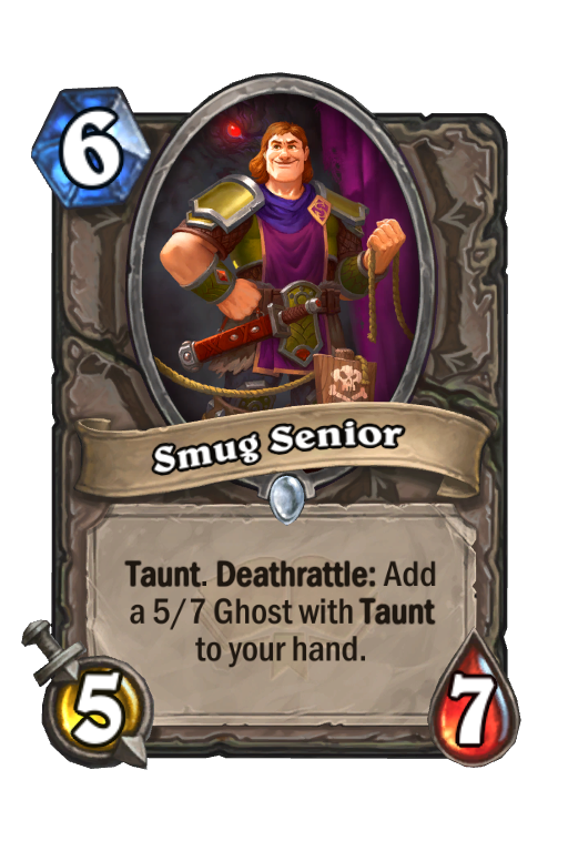 Smug Senior Hearthstone kártya