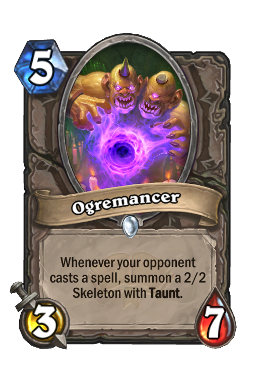 Ogremancer Hearthstone kártya