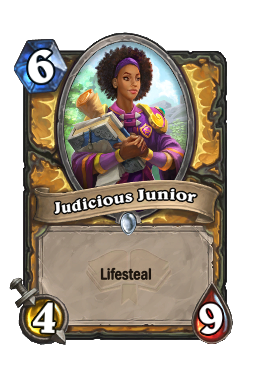 Judicious Junior Hearthstone kártya