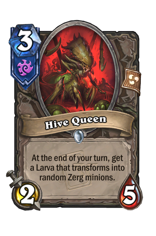 Hive Queen Hearthstone kártya