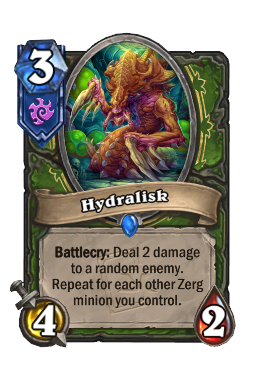 Hydralisk Hearthstone kártya