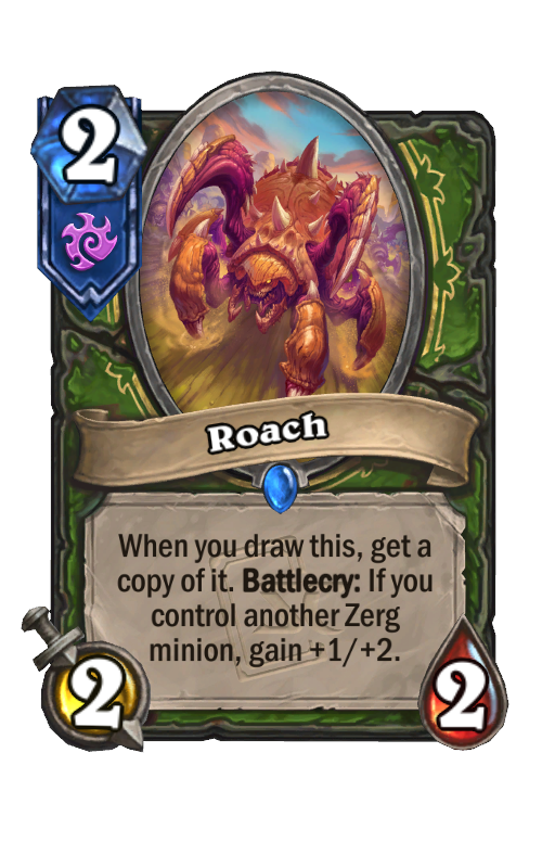 Roach Hearthstone kártya