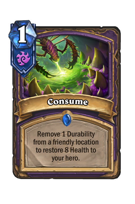 Consume Hearthstone kártya