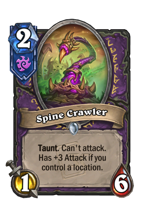 Spine Crawler Hearthstone kártya