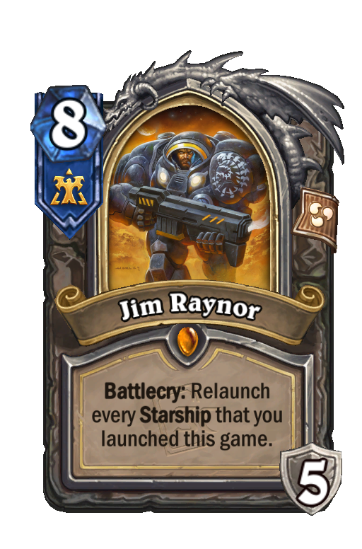 Jim Raynor Hearthstone kártya