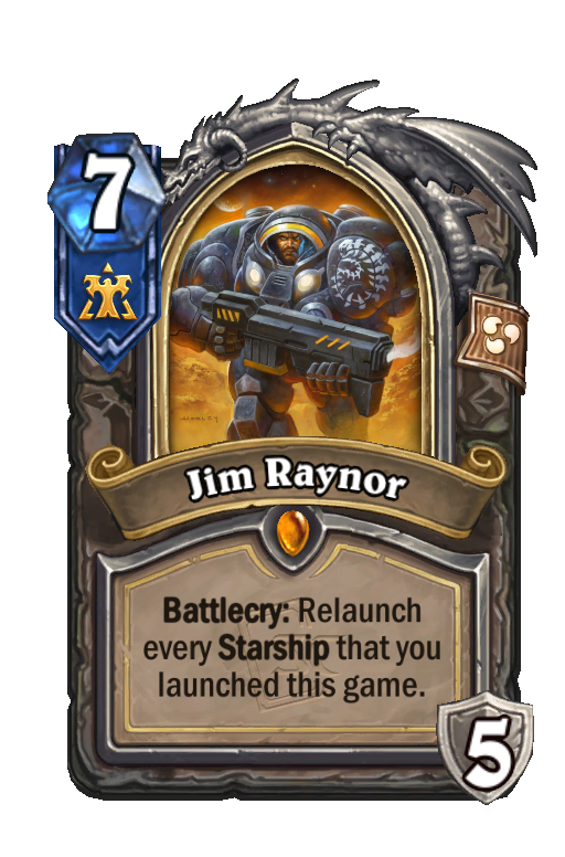 Jim Raynor Hearthstone kártya