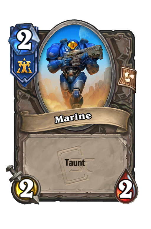 Marine Hearthstone kártya