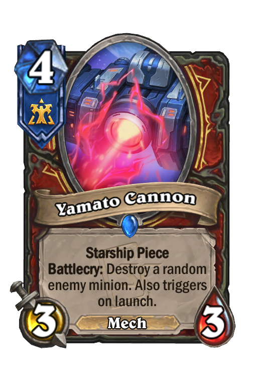 Yamato Cannon Hearthstone kártya