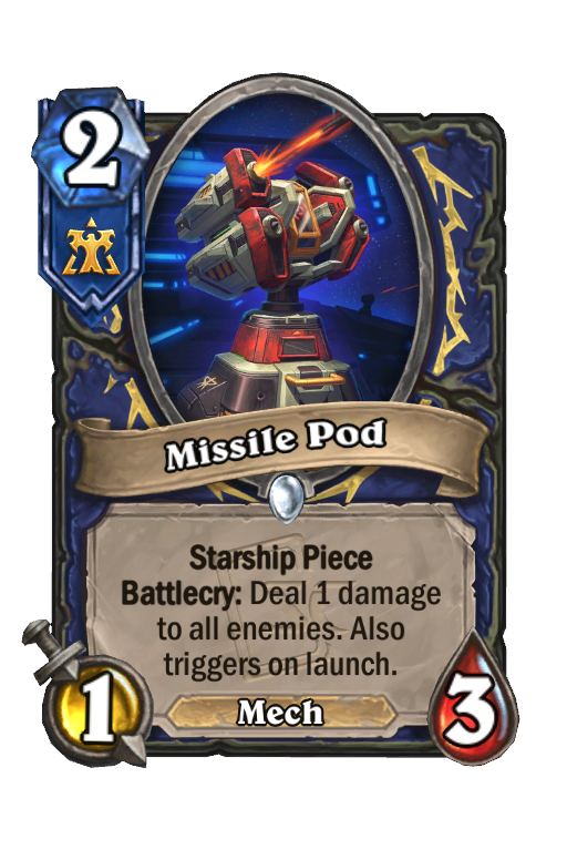 Missile Pod Hearthstone kártya
