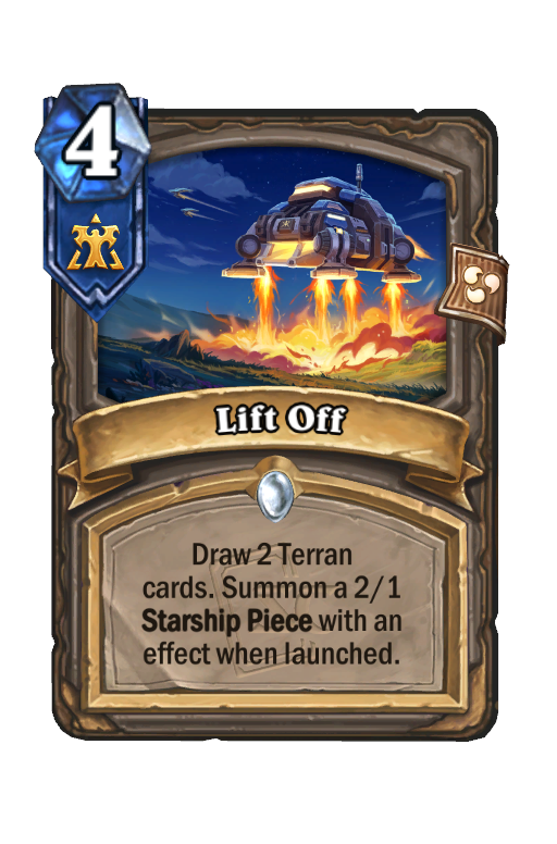 Lift Off Hearthstone kártya