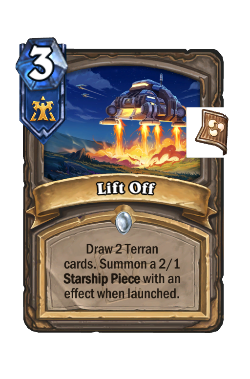 Lift Off Hearthstone kártya
