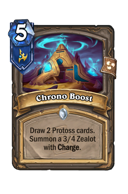 Chrono Boost Hearthstone kártya