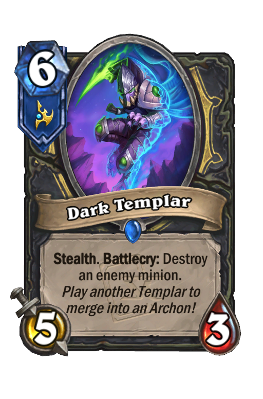 Dark Templar Hearthstone kártya